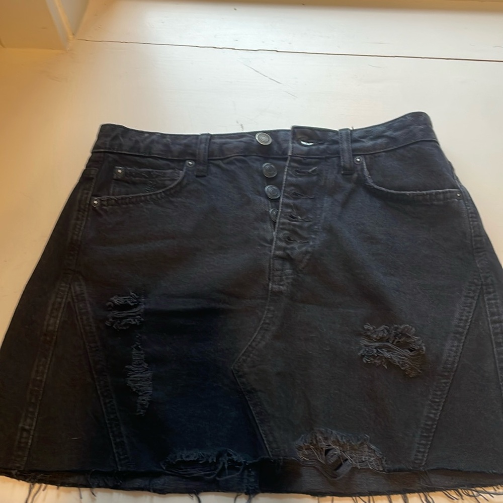 We The Free Black jean shirt